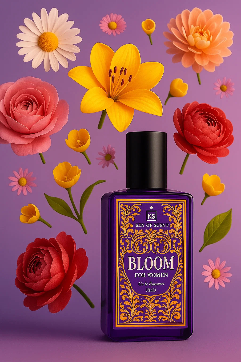 Bloom – Elegant Floral Perfume for Her | 50ml by Key of Scent